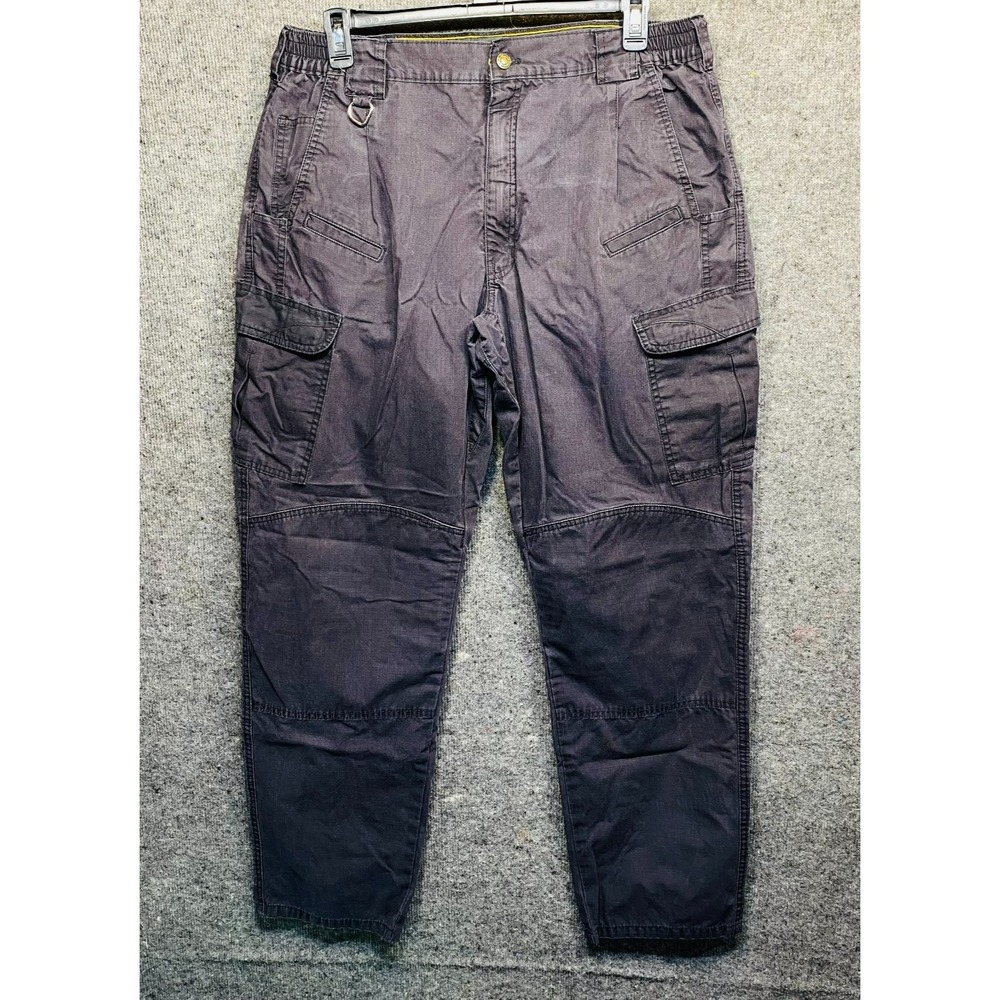 White Duck Tactical Cargo Pants Mens Black Utility Work Pants 40x34 Ripstop